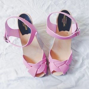 Swedish Hasbeens pink size 39